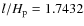 $l/H_{\rm p} = 1.7432$