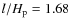 $l/H_{\rm p} = 1.68$