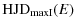$\displaystyle {\rm HJD}_{{\rm maxI}}(E)$