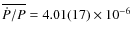 $\overline{\dot{P}/P}=4.01(17)\times10^{-6}$