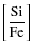 $\displaystyle {\rm\left[\frac{Si}{Fe}\right]}$