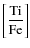 $\displaystyle {\rm\left[\frac{Ti}{Fe}\right]}$