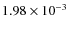 $1.98 \times 10^{-3}$