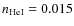 $n_{{\rm He I}} = 0.015$