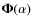 $\vec{\Phi}(\alpha)$