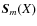 $\vec{S}_m(X)$