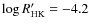 $\log R^{\prime}_{\rm HK} = -4.2$