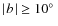 ${\mid\! b \!\mid} \geq 10\hbox{$^\circ$ }$