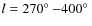 $l = 270\hbox{$^\circ$ }{-}400\hbox{$^\circ$ }$