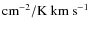 ${\rm cm^{-2}/K{\rm\ km \ s^{-1}}}$