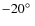 $-20\hbox{$^\circ$ }$