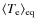 $\langle\ensuremath{T_{\rm e}}\rangle_{\rm eq}$