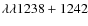$\lambda \lambda 1238+1242$