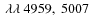 $~\lambda\lambda~4959,~5007$