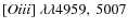$[O {\sc iii}]~\lambda\lambda4959,~5007$