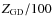$Z\ensuremath {_{{\rm GD}}} /100$