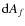 ${\rm d}A_f$