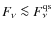 $F_\nu\la F^{\rm qs}_\nu$