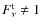 $F_\nu^{\rm t}\neq 1$