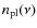 ${n_{\rm pl}}(\nu)$