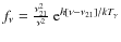 $f_\nu=\frac{\nu_{21}^2}{\nu^2}~{\rm e}^{h[\nu-\nu_{21}]/kT_{\gamma}} $