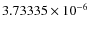$3.73335 \times 10^{-6}$