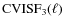 ${\rm CVISF}_3(\ell)$