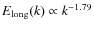 $E_{\rm long}(k) \propto k^{-1.79}$