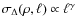 $\sigma_\Delta(\rho,\ell)\propto\ell^\gamma$