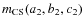 $m_{\rm CS}(a_2,b_2,c_2)$