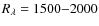 $R_\lambda=1500{-}2000$