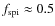 $f_{\rm spi} \approx 0.5$