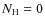 $N_{\rm H}=0$