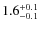 $1.6^{\rm +0.1}_{-0.1}$