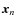 ${\vec x_n}$