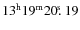 $13^{\rm h}19^{\rm m}20\hbox{$.\!\!^{\rm s}$ }19$