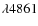 $\lambda4861$