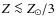$Z \la Z_{\odot}/3$