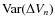 ${\rm Var}(\Delta V_n)$