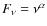$F_{\nu} =\nu^{\alpha}$