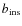 $b_{{\rm ins}}$