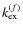 $k_{\rm ex}^{(f)}$