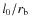 $l_0/r_\ensuremath{{\rm b}} $