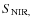 $S_{\rm NIR,}$