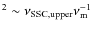 $^2 \sim \nu_{\rm SSC,upper} \nu_{\rm m}^{-1}$