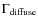$\Gamma_{\rm diffuse}$