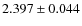$2.397\pm0.044 $