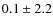 $0.1\pm2.2$