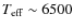 $T_{\rm eff}\sim 6500$