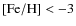 ${\rm [Fe/H]}<-3$